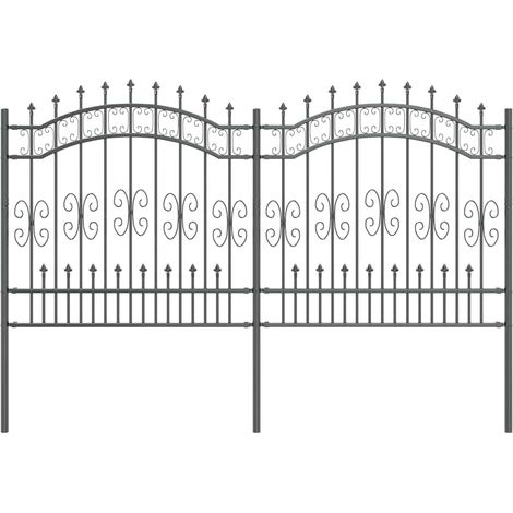 Clôture de jardin Kampen Gris 240 x 166 cm (1/5)