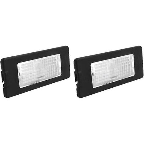 Lot de 2 éclairages de plaque d'immatriculation halogènes pour Golf B6 B7 MK6 PLUS (référence 5N0943021), de bonne qualité. (1/5)