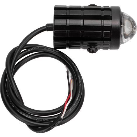 Phare moto LED universel métal IP68 dissipation thermique projecteur voiture 10‑30V ampoule (1/5)