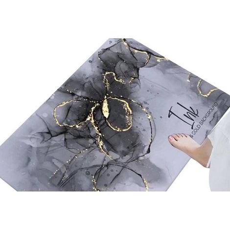 Tapis de sol doux, à séchage rapide, antidérapant, pour salle de bain, super absorbant(s)