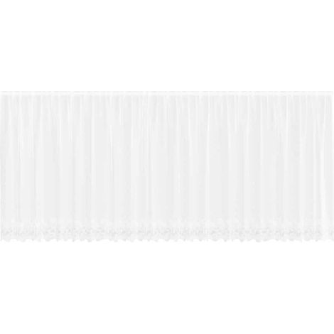Rideaux avec des rideaux Blanc 500x100cm Polyester CFW35762 (1/5)