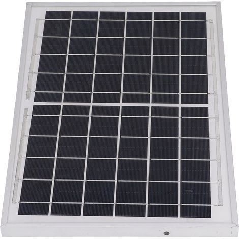 Panneau Solaire 6V 10W Imperméable Anti-Poussière Léger Chargeur Portable pour Camping Séchage Petite Taille (1/5)