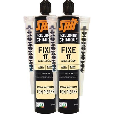 2 Cartouches De Scellement Chimique Beige Spit