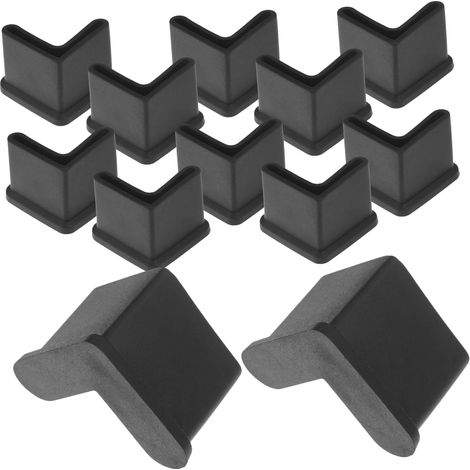 Lot de 50 patins de protection transparents en caoutchouc pour pieds (1/5)