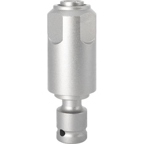 Adaptateur transformant une clé à chocs en perceuse à percussion, compatible avec les forets carrés SDS-Plus, pour une utilisation avec une clé à chocs. (1/4)