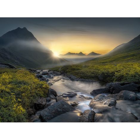 Poster Thème Mountain River - 360 x 270 cm (1/3)