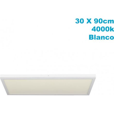 Panel LED Tivoli superficie 72W 4000K blanco 30x90cm (1/3)