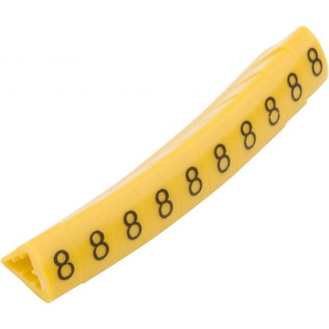 Kabelmarkierer OZ-2/8 gelb E04ZP-01020400900 /100 Stück/