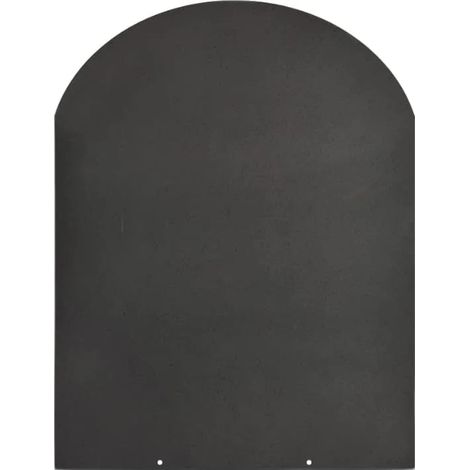 Pedana salvapavimento per stufe a legna e pellet in acciaio 90x80 (1/3)