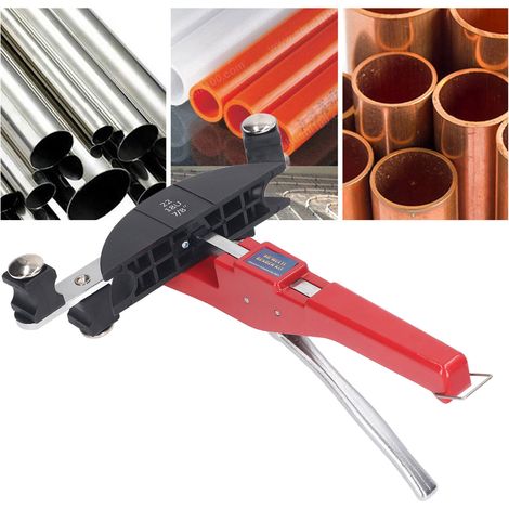 Cintreuse de tubes combinée CT-999, disque en aluminium manuel 6-22 mm, cliquet ergonomique, disque en nylon, disque en aluminium argenté/coloré (1/5)
