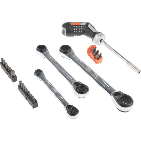 Set utensili Bahco 808050P 25 pezzi nero opaco