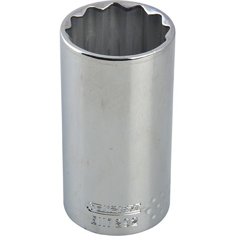 Facom Bi-Hexagon Deep Socket 1/2in Drive 12mm BRIE117278B