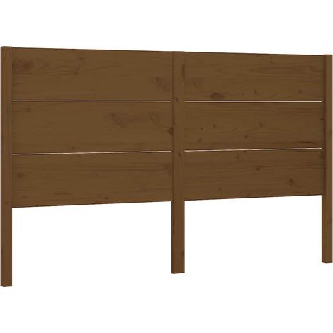 Maison Exclusive - Cabecero madera maciza de pino marrón miel 126 (1/5)