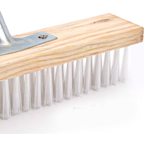 Tête de brosse pour sols avec poils en nylon, brosse de nettoyage résistante, idéale pour les marches d'escalier et les dalles de terrasse, longueur : 30 cm / 11,8 pouces (1/5)