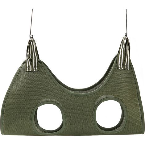 Pflegegeschirr, atmungsaktives Nylon, verstellbare Gurte, 2 Haken, für Katzen und kleine Hunde (1/5)