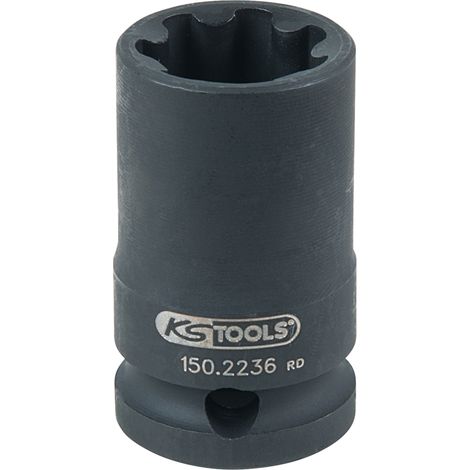 KS Tools - Douille à chocs ½’’ AS22 spécial étrier de freins AUDI - 150.2236 (1/5)