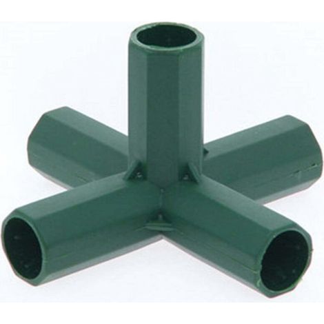 10 Stück 16-mm-PVC-Fittings, 5 verschiedene Typen, stabile Verbindungsstücke für robuste Gewächshausrahmenkonstruktionen (1/5)