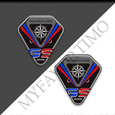 Autocollants pour valises de coffre Rallye Adventure pour BMW R1200GS, F850GS, F800GS, R1250GS, F750GS, R 1200, 1100, 1250, 850, 800, 750 GS, GSA, HP Adv-- (1/5)