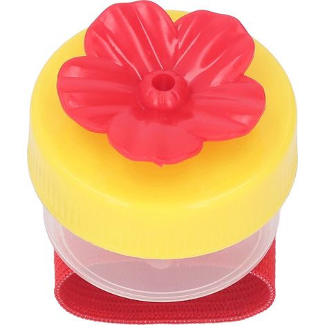 Distributeur de Nectar Portable pour Oiseaux-Mouches - Fleur d'Alimentation Miniature Jaune (1/5)