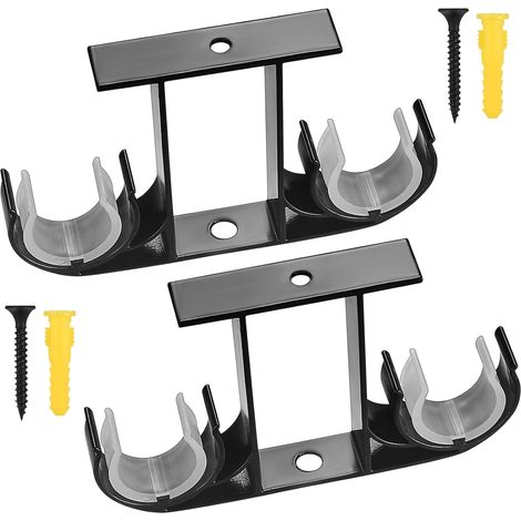 2 Pièces Support Tringle Rideaux, Supports pour Tringles à Rideaux, Support de Tringle à Rideau Murale Réglable en Alliage d'Aluminium pour Tringles à Rideaux de 23 mm à 33 mm (1/5)