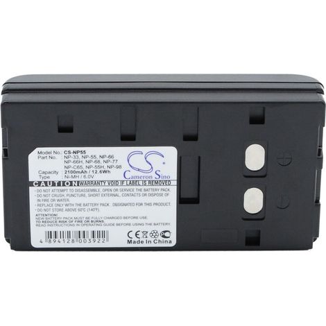 Batteria per batteria sostitutiva NP55