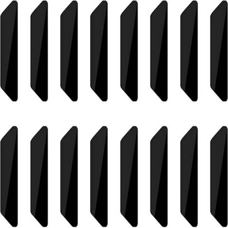Lot de 16 patins antidérapants pour tapis, sols en bois dur, carrelages et parquets