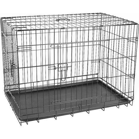 Hofuton Cage pour Chiens, 106cm x 76cm x 71 cm, Noir (1/5)