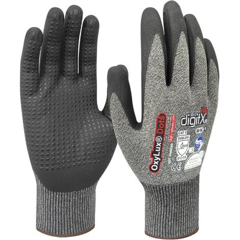 Guante con puntos de nitrilo en la palma Oxylux Dots SAFETOP (12 pares) 11