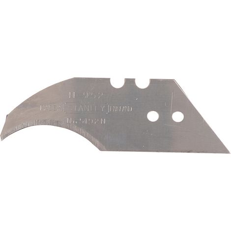 Stanley 0-11-952 Cupped Knife Blade Set (5192) – Pack of 5 Replacement Blades