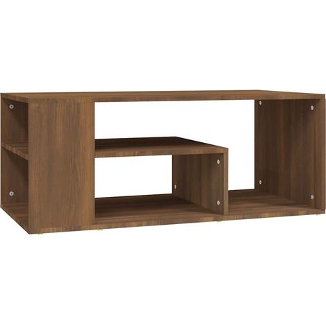 Maison Exclusive - Couchtisch Braun Eichen-Optik 100x50x40 cm Hol
