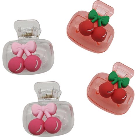 Organizer per spazzolini da denti con design a frutta, 4 pezzi