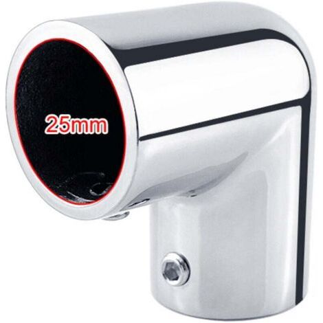 Raccord de Main Courante 90 Degrés Acier Inoxydable 316 Marine 22mm 25mm pour Bateau Yacht