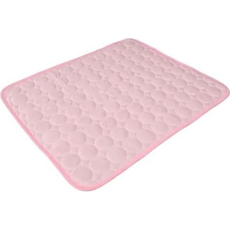 Kühlmatte für Hunde und Katzen – Selbstkühlendes Eisseidengewebe – Kein Stromanschluss erforderlich – Für Käfig, Sofa, Bett, Boden oder Autositz – 60 x 40 cm – 1 Stück (1/5)