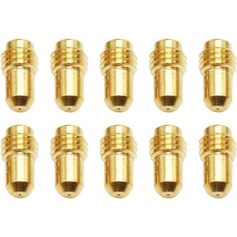 Bardusch - 10 Pcs Accessoire De Moto Jet De Ralenti pour 1488 Dellorto PHBD MAMB UAUB PHBG M5 Thread Remplacement 30-52 Jets De Carburateur en Laiton Carburateur Thread