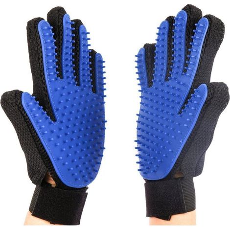 Gants de toilettage Gants en fourrure Épilation Brosses pour chiens et chats (1/3)