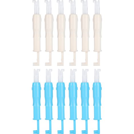Enfile-aiguilles automatique en plastique (12 pièces) pour machine à coudre