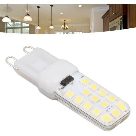 Ampoule LED G9, dimmable, ampoule à double culot G9, 5W 28L, 6000K, pour suspensions et plafonniers d'intérieur. (1/5)