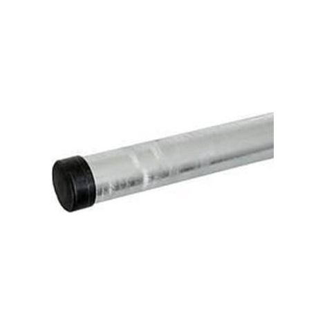 Mât Acier non emboîtable - HD4K - 2m - Diamètre 40mm - Blanc - Épaisseur 1.5mm