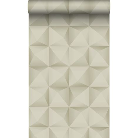 papier peint effet 3D beige clair  - Origin Wallcoverings (1/5)