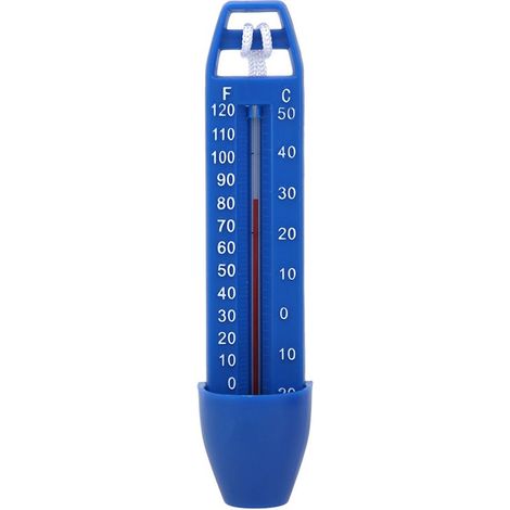 Thermomètre flottant pour piscine, thermomètre à eau avec ficelle, pour piscine, spa et baignoire. (1/5)