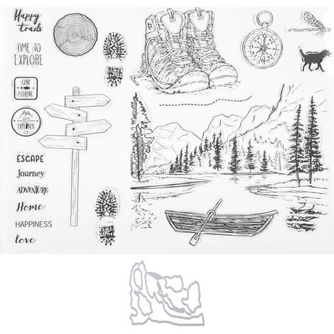 Klarsichtstempel aus TPR für DIY-Scrapbooking-Zubehör und Dekorationen (1/5)