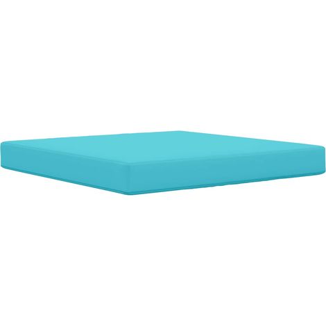 Outdoor Sofa Cushion Turquoise 80 x 80 x 8 cm Polyester vidaXL