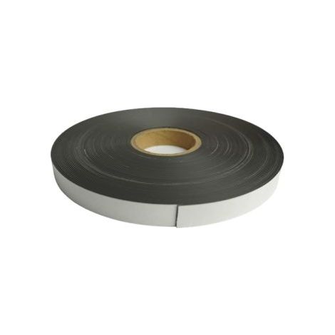 Ruban magnétique, Base adhésive, 25.4mm x 1.5mm x 30m ( Prix pour 1 )