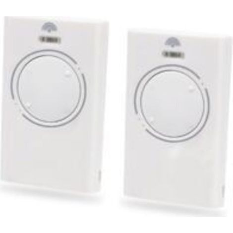 2 Pièces Telecommande Porte de Émetteur de Garage 868MHz,Telecommande Portail 2 Canaux Compatible avec XT4 868 SLH LR, XT4 868 SLH, XT2 868 SLH LR, XT2 868 SLH(White) (1/5)