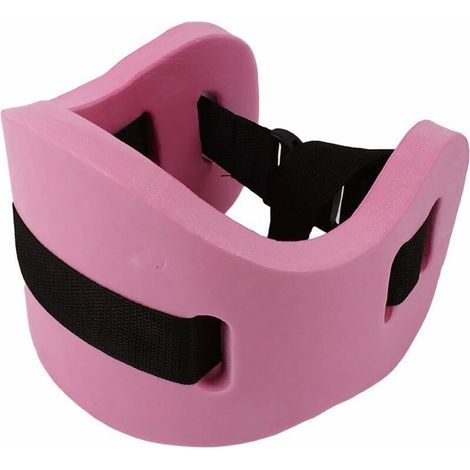 Ceinture flottante de natation - Ceinture d'exercices d'aquagym - Aide à la flottaison en mousse Aqua Fitness - Rose (1/5)