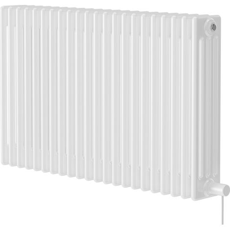 Wholesale Domestic Colosseum White 600mm x 988mm Horizontal Electric Quadruple Column Radiator (1/5)