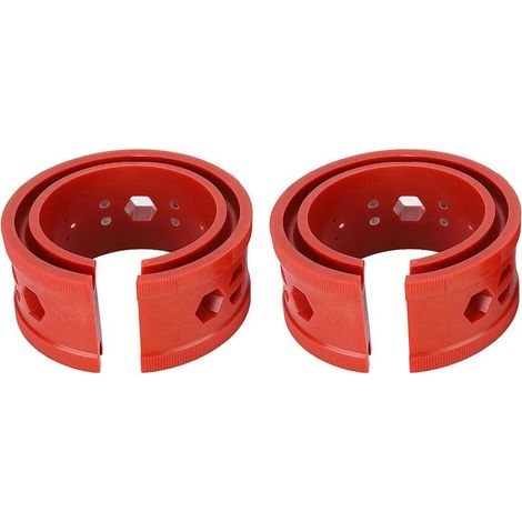 Entretoise de Ressort Hélicoïdal, Rehausseur de Ressort Hélicoïdal d'amortisseur Entretien Automatique aussi 2 Pièces Kit Universel de Rehausseur de Retenue d'amortisseur de Suspension (A) (1/5)