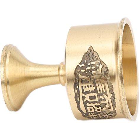 Gobelet en Laiton Vintage Fait Main - Coupe à Liqueur Solide avec Finition Polie pour Élégance Durable