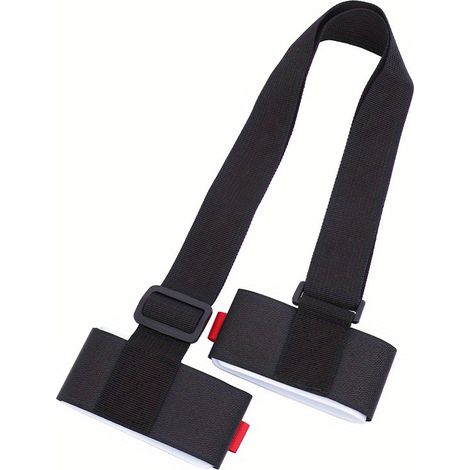 1 sangle de transport de skis universelle réglable, harnais d'épaule rembourré en nylon, sac à dos de ski léger non imperméable (1/5)