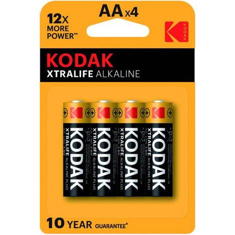 Pile Kodak Alkaline Xtralife Stilo 4Pz AA